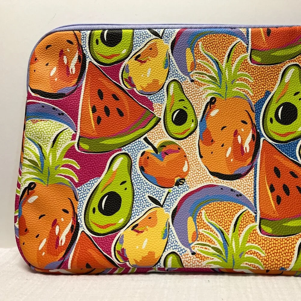 NWT 15” Tech Sleeve - Laptop/Tablet/Colorful Fruit Print - Tabitha Brown